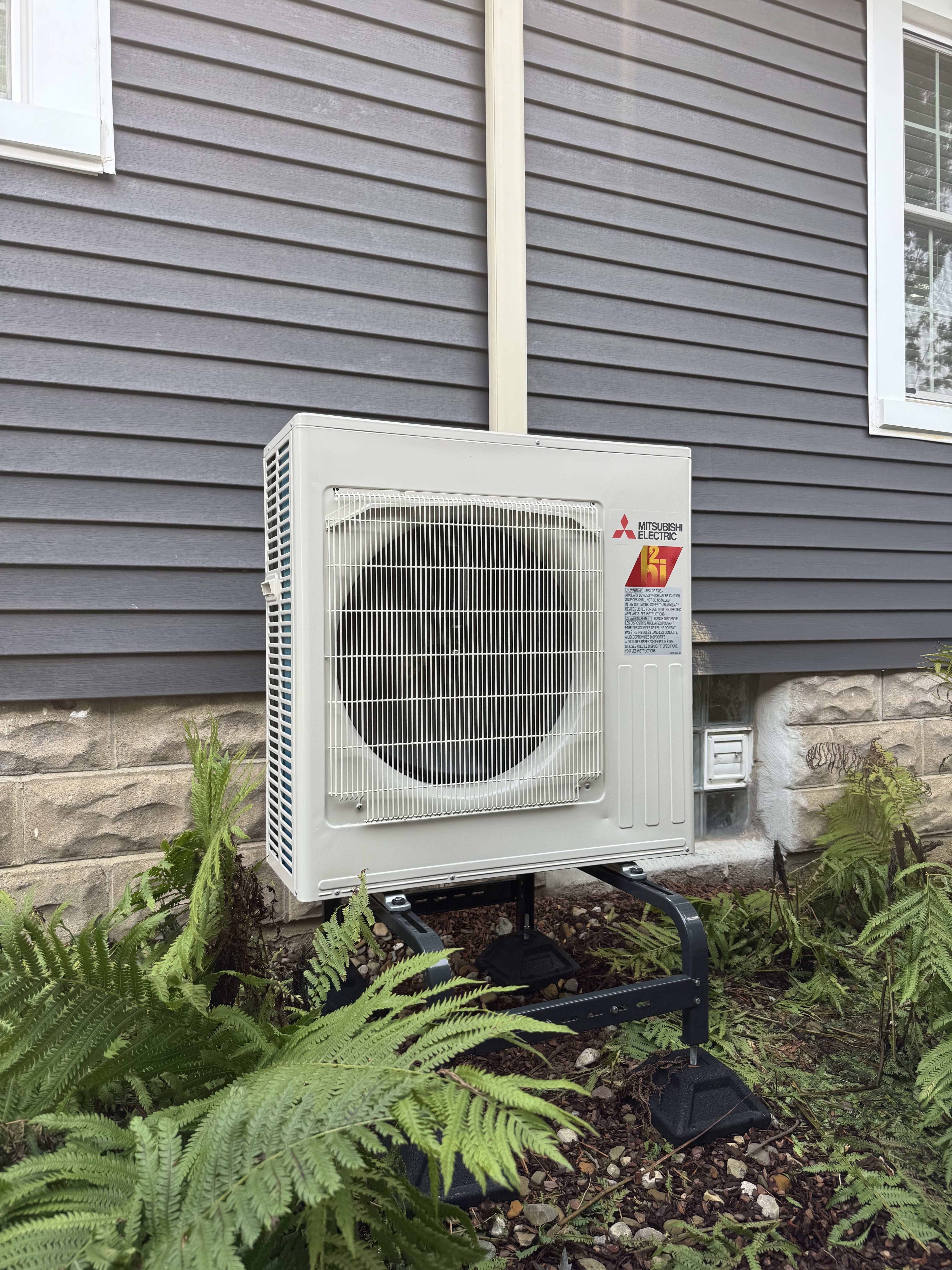 Mitsubishi Electric ductless mini split installed at a Mount Vernon, Ohio home