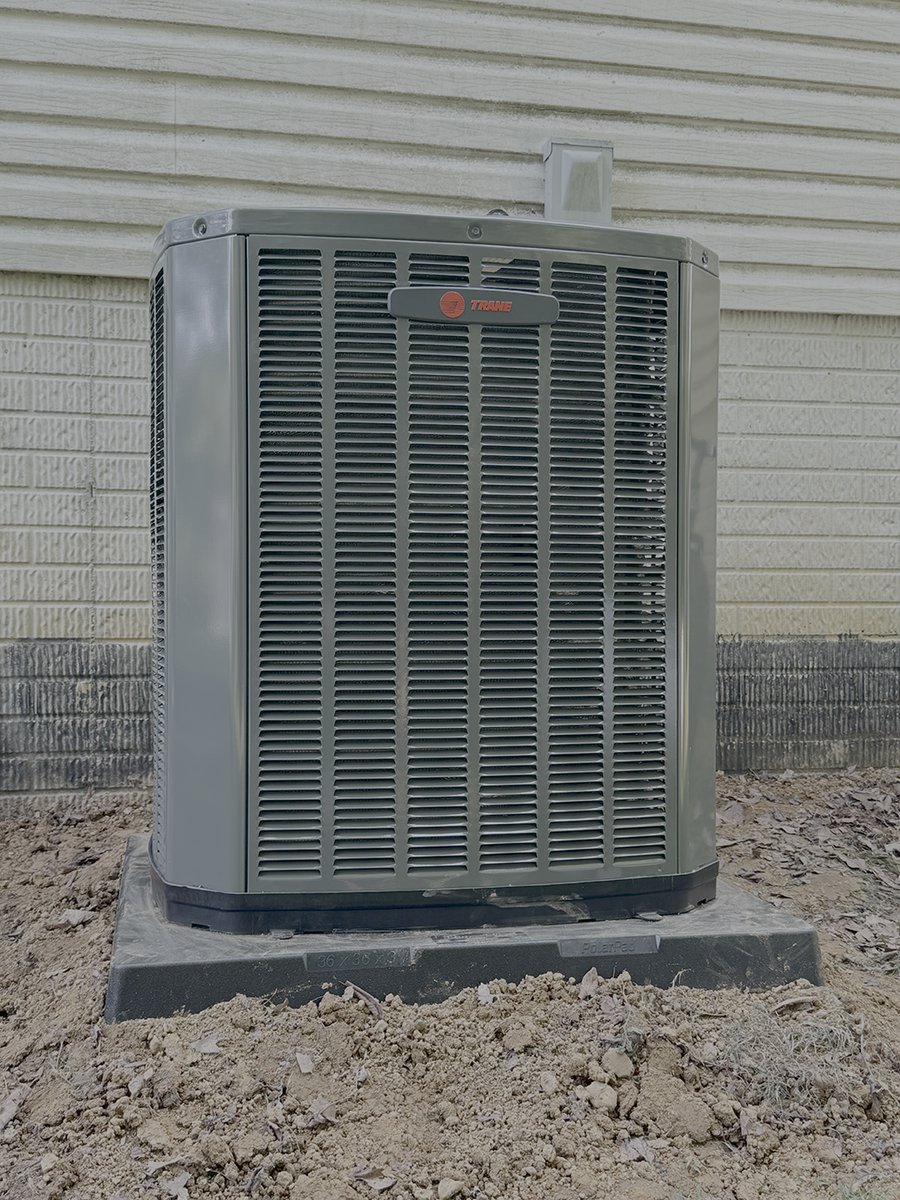 Trane 16 SEER2 air conditioner installed at an Apple Valley, Ohio home