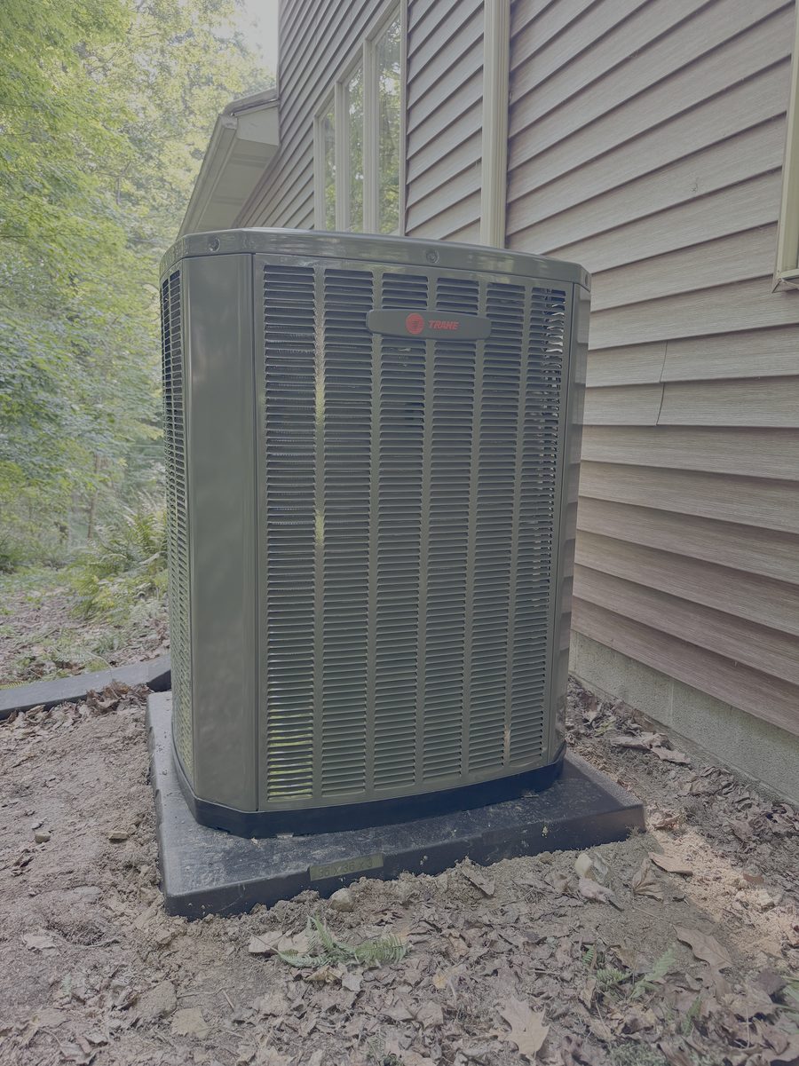 Trane two-stage 97% efficient gas furnace installed in an Apple Valley, Ohio home